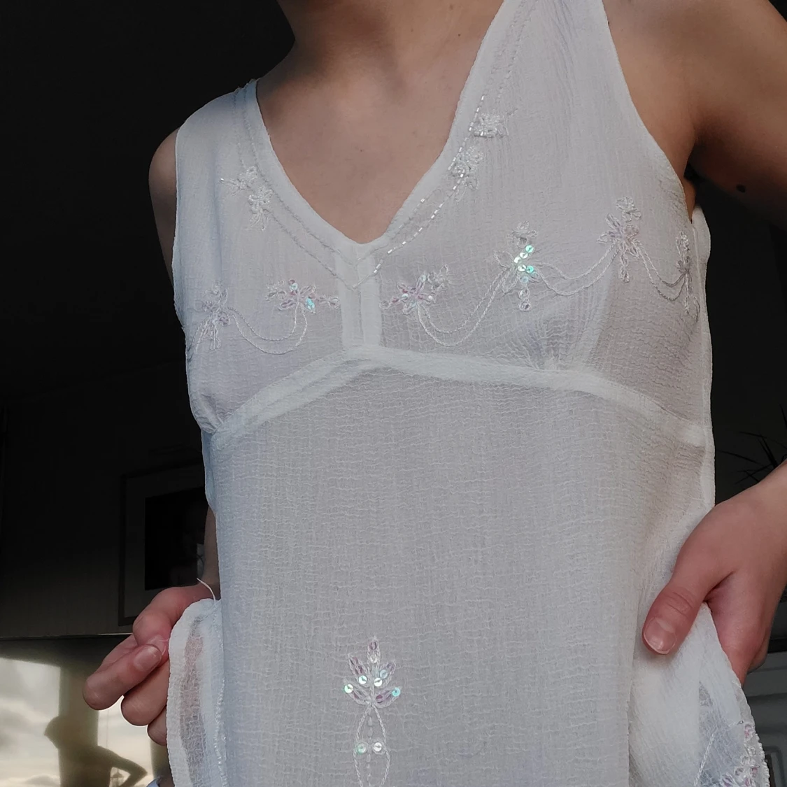 Linne med pärlor - 91