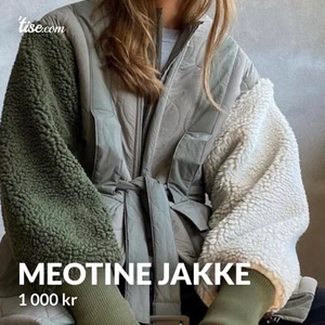 Meotine jakke str. xs/s - Sælger denne flotte jakke fra Meotine. Jeg har brugt jakken få gange. Ny pris 1800kr 
