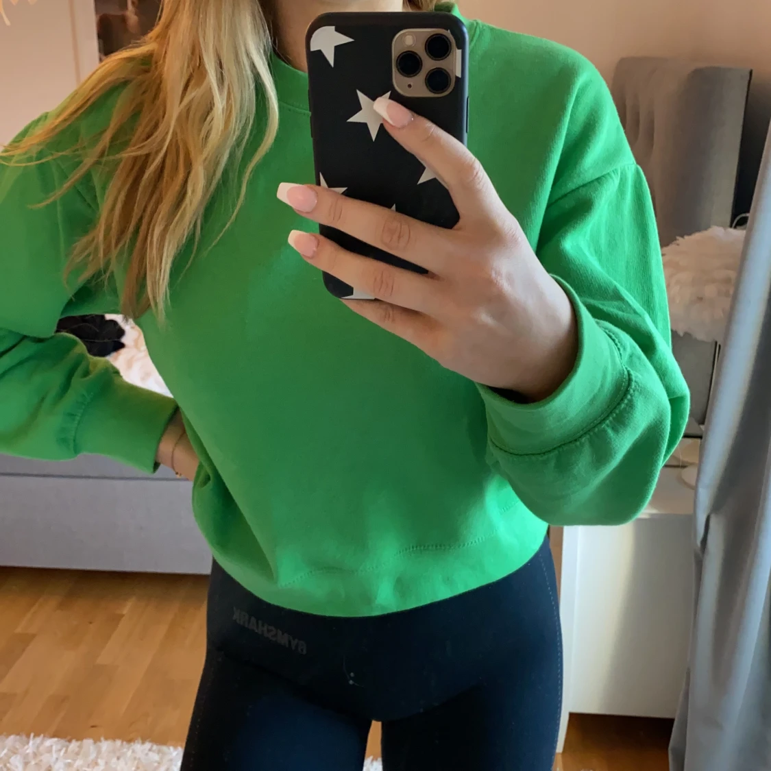 Grön sweatshirt  - 90