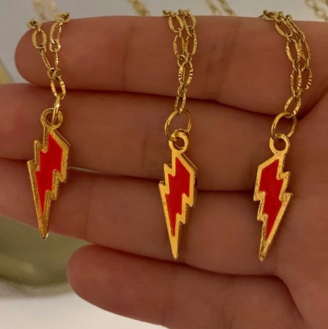 24k guldplaterade halsband  - 91