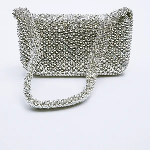 Zara beaded bag - Brand new, used once. Still online at zara for 499:-