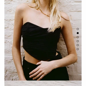 Zara tulle korsett topp - En helt oanvänd Zara tulle korsett topp för endast 200kr plus frakt. Toppen är i toppskick. Anledningen för att jag säljer den är helt enkelt för jag har för många festtoppar och aldrig har fått användning för denna.