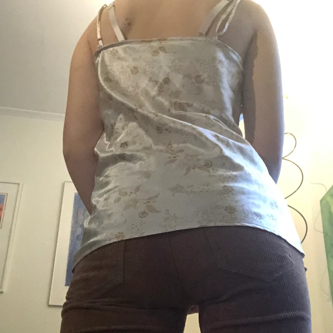 Vitt silkes linne - 90