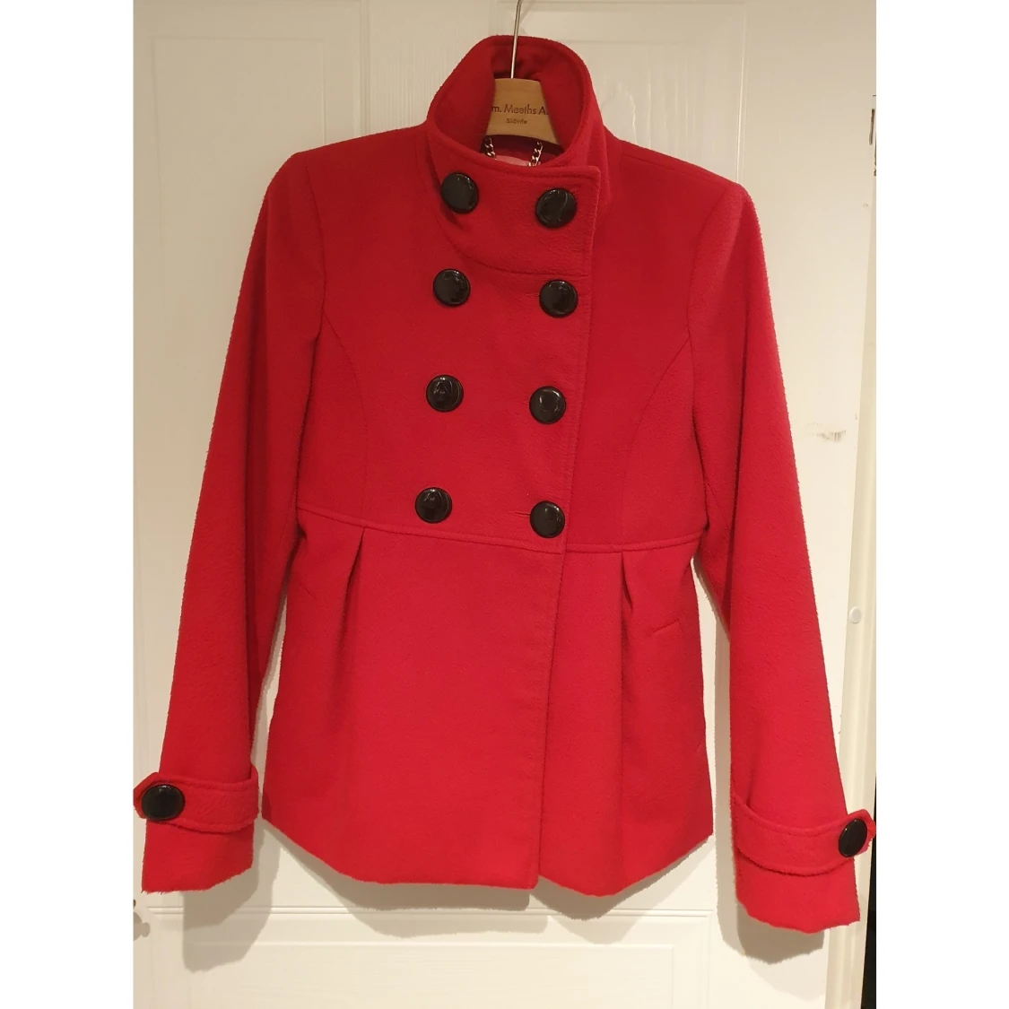 Röd kort kappa M - 91