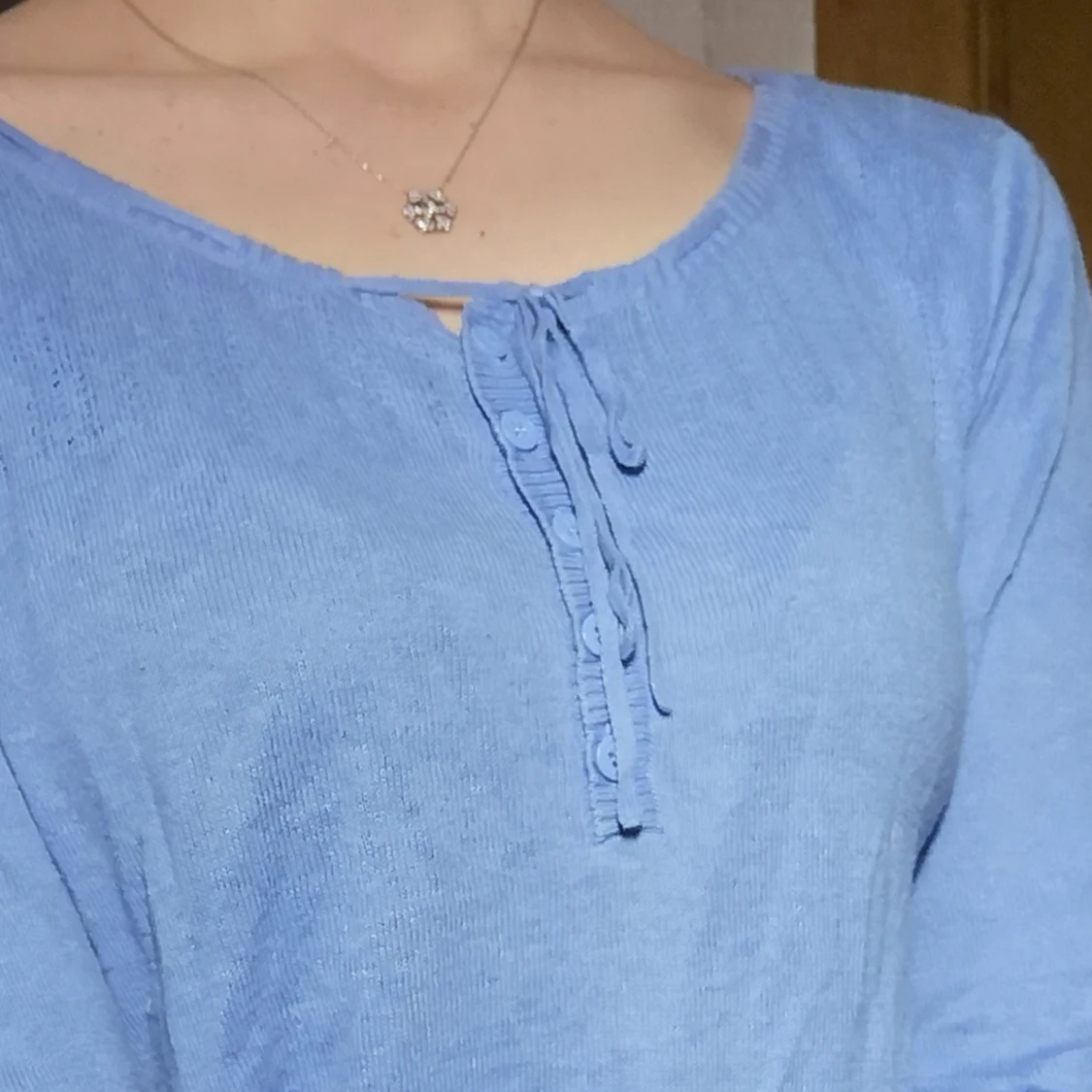 Ljusblå tröja storlek S - 91