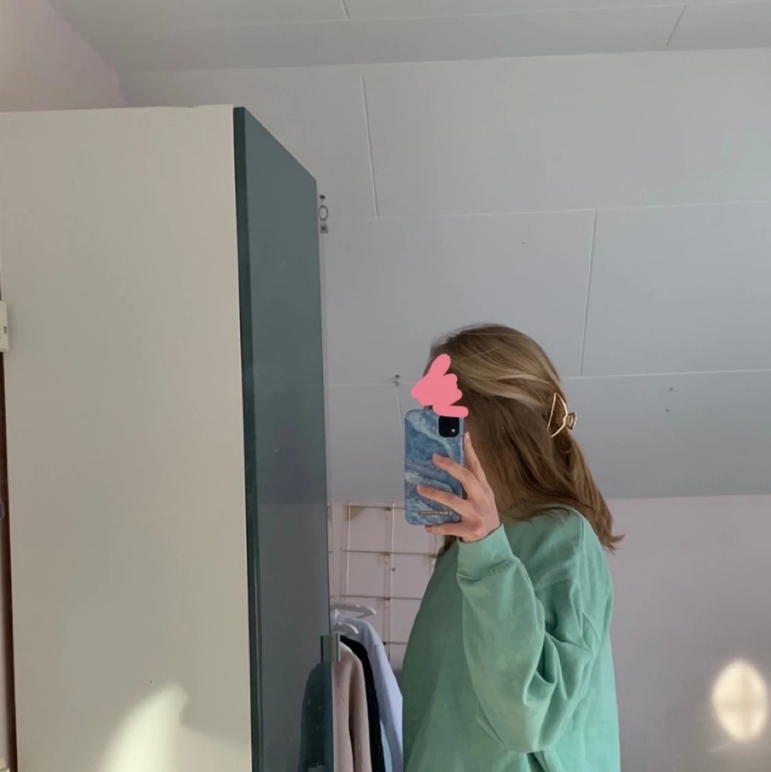 Mintgrön sweatshirt 