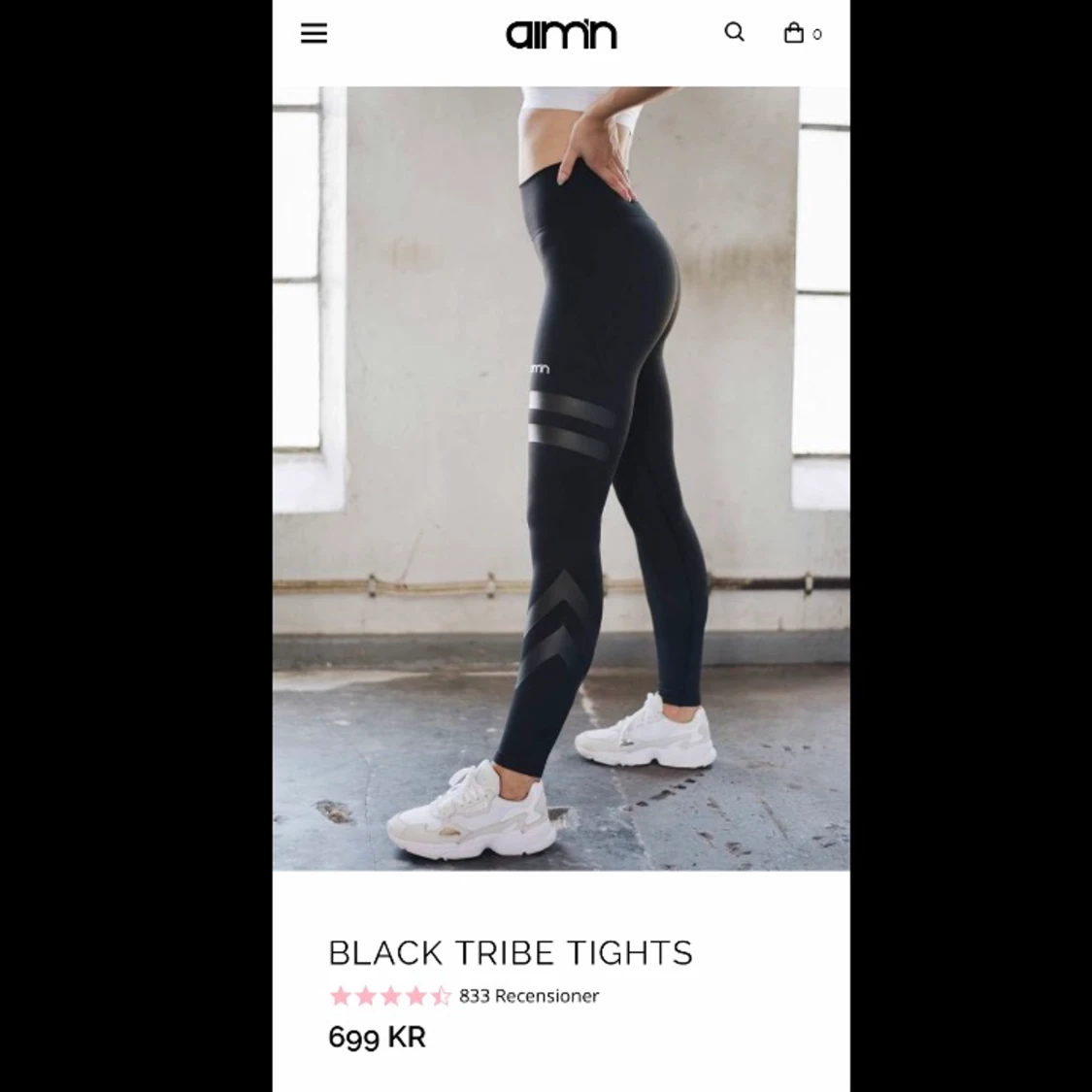 Aimn - tränings tights (retro grön)  - 91