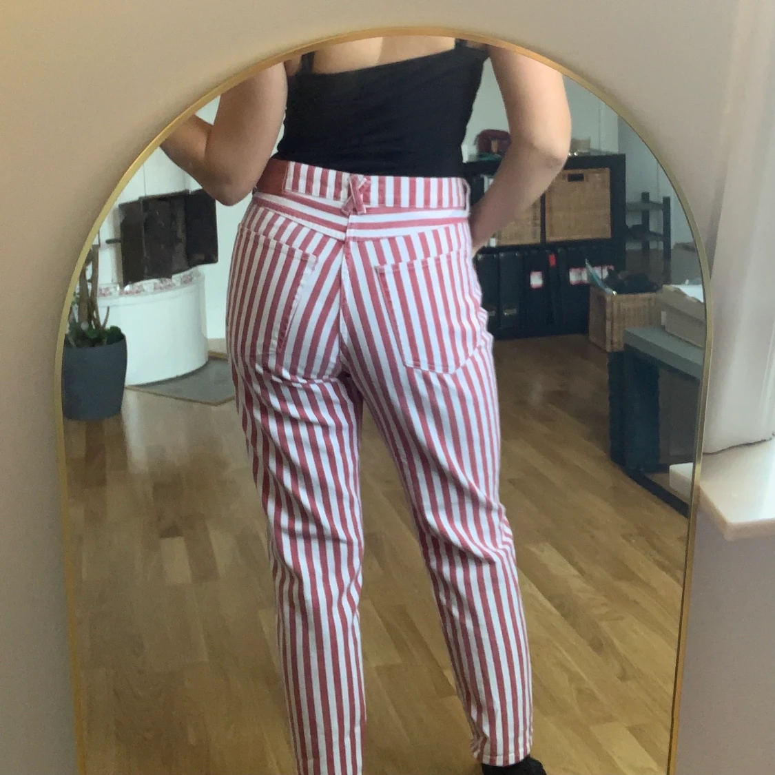 Randiga Jeans/Byxor från PULL&BEAR - 90