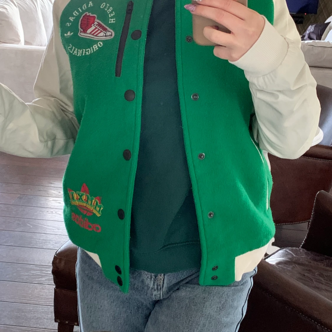 Adidas baseballjacka