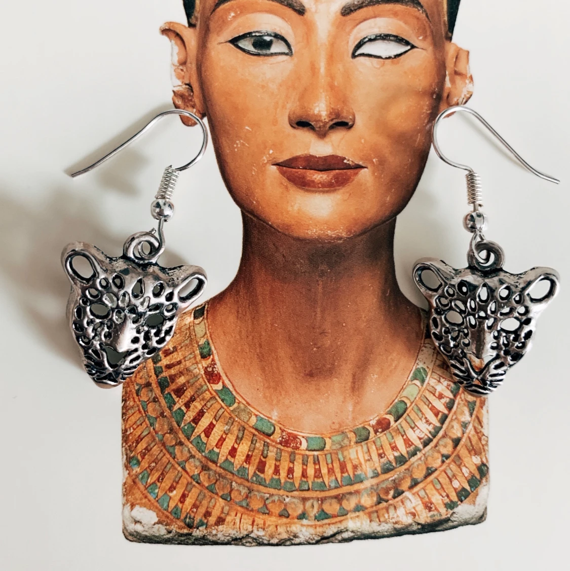 Leopard örhängen - 90