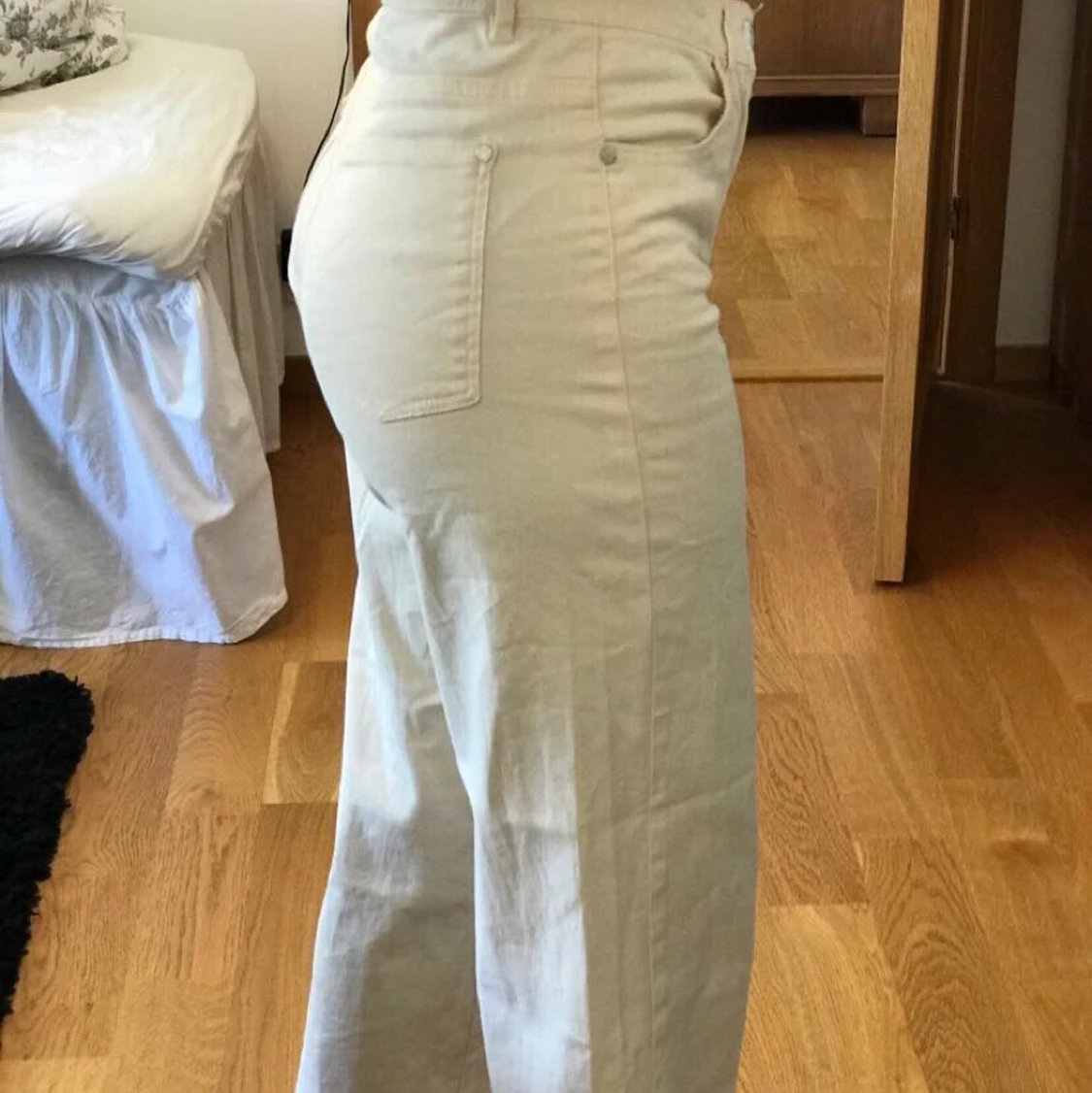 Snygga ljusgula jeans - 90