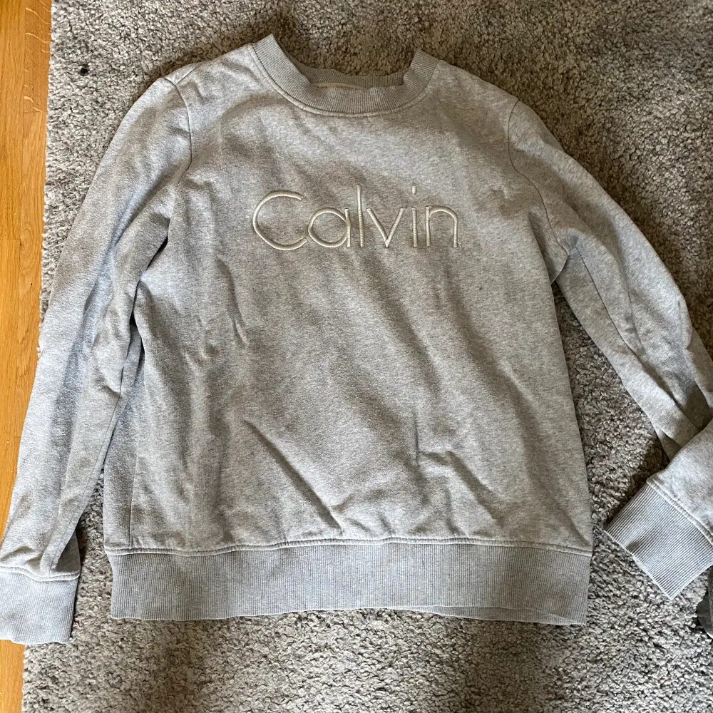 Grå sweatshirt inte använt så mycket . Hoodies.