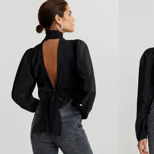 🖤svart blus🖤 - en superfin blus från Gina tricot, aldrig använd då den tyvärr inte är min stil. Storlek 44 men jag har S i vanliga fall och den sitter bra på mig!!🤍 köparen står för frakten