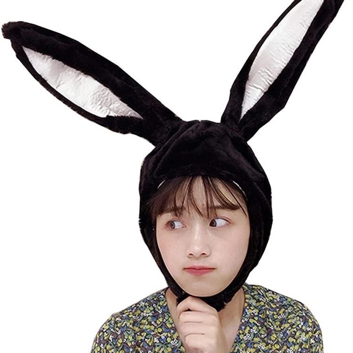 svart bunny hat - 91