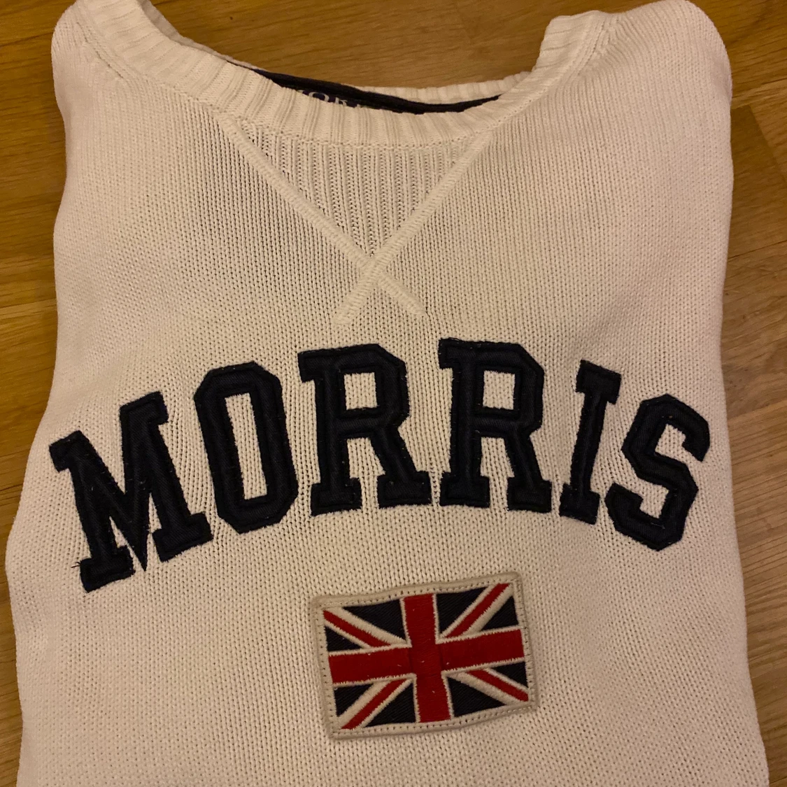 Morris Stickad Sweater Strl M - 90