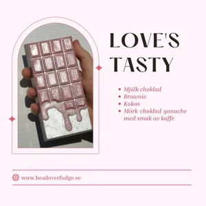 Fudge bar- Love’s tasty  - Finns i storlekarna grande och mini. 