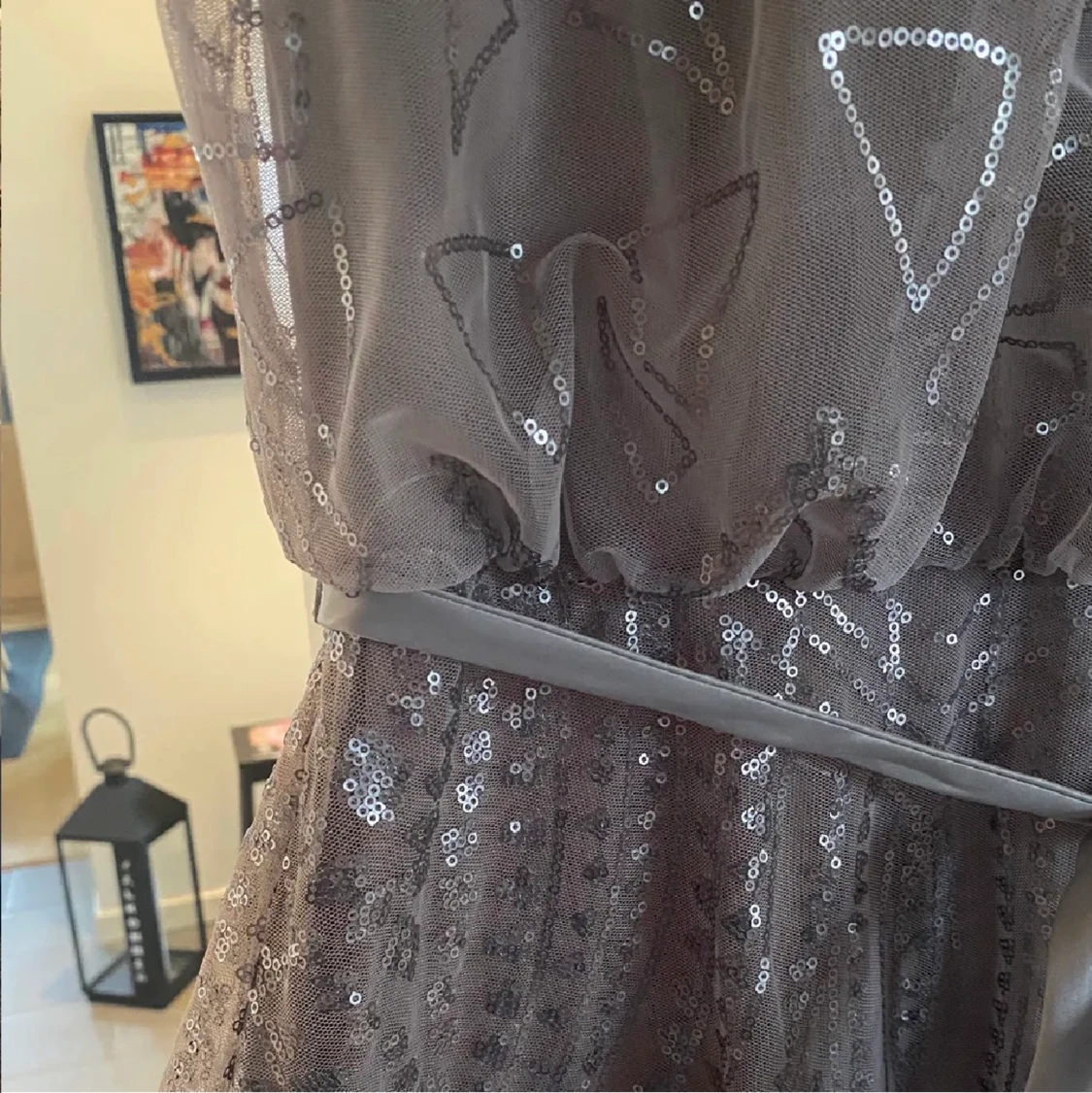 Balklänning med paljetter  - 91