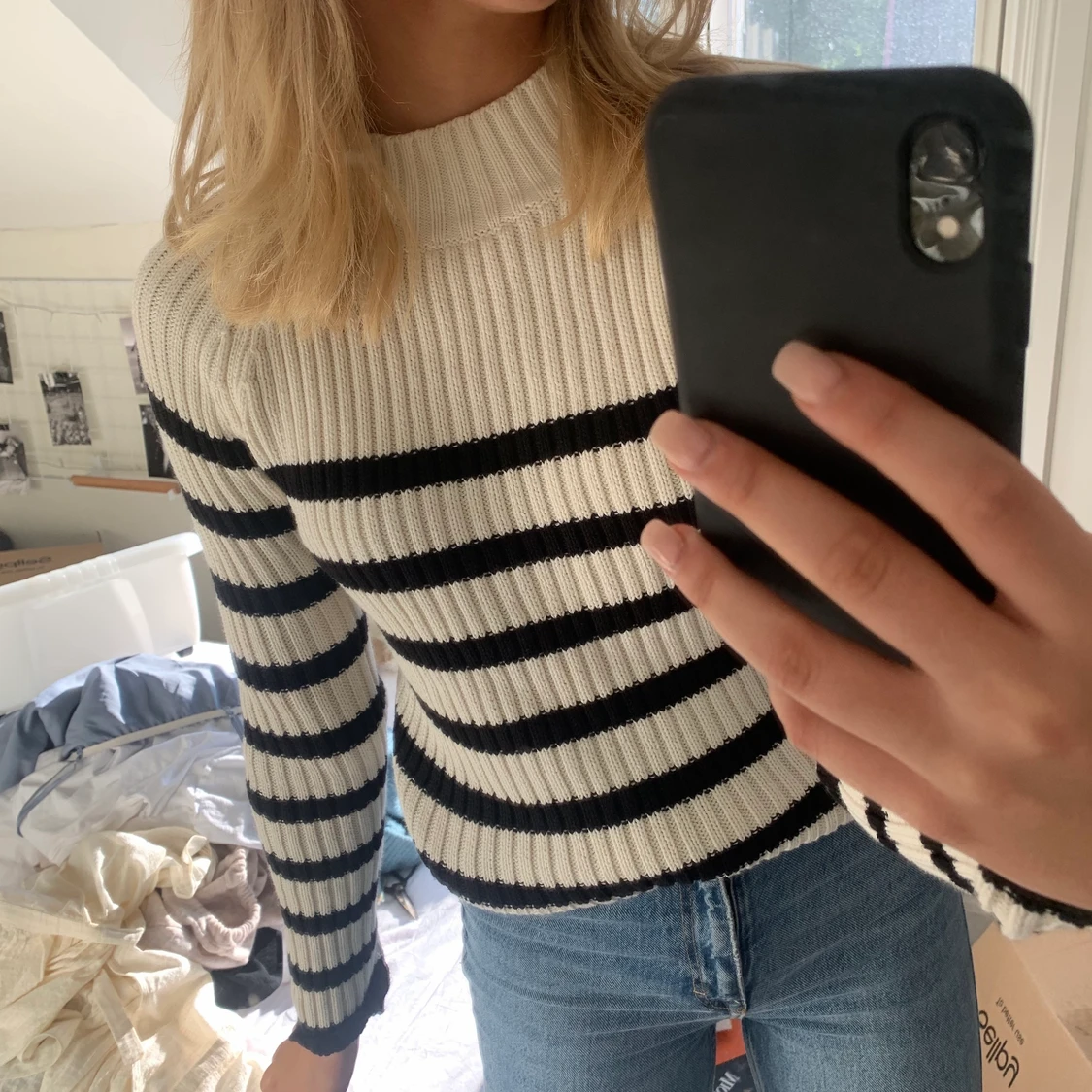 Randig tröja från Lindex strl s - 90