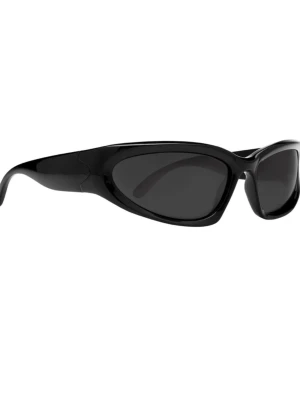 Balenciaga  - Balenciaga Swift oval rectangular black sunglasses BB0157S 001