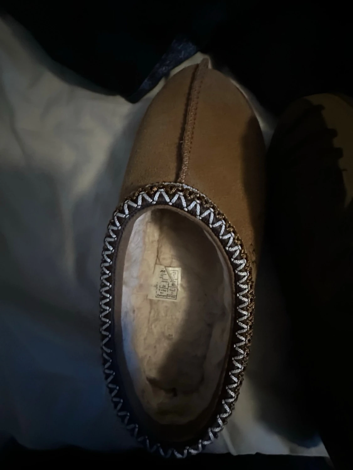 Bruna UGG tofflor i mocka - 2