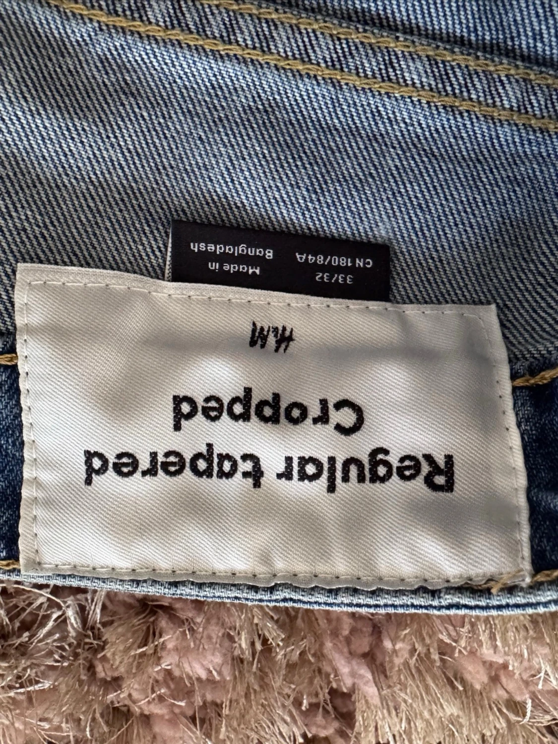 Blå raka jeans i klassisk modell - 4