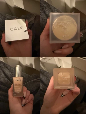 CAIA SMINK!  - Säljer CAIA smink! - Translucent Matte puder & dewy drops. Endast testade/nyskick. Nypris: 720kr, säljer båda för 450kr💕20C & translucent, skriv angående frågor. Kan sälja enskilt, hör av er isåfall! 