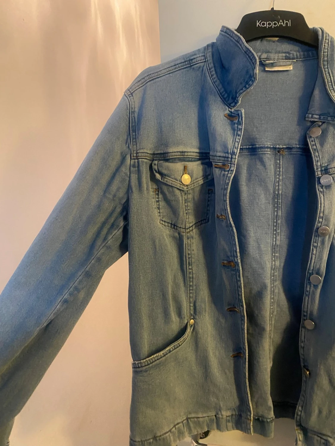 Ljusblå jeansjacka  - 1