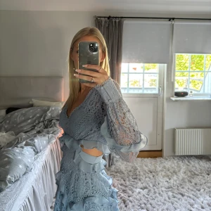 Blå klänning - Jättefin blå klänning från asos🩵 storlek 38 men passar 34/36