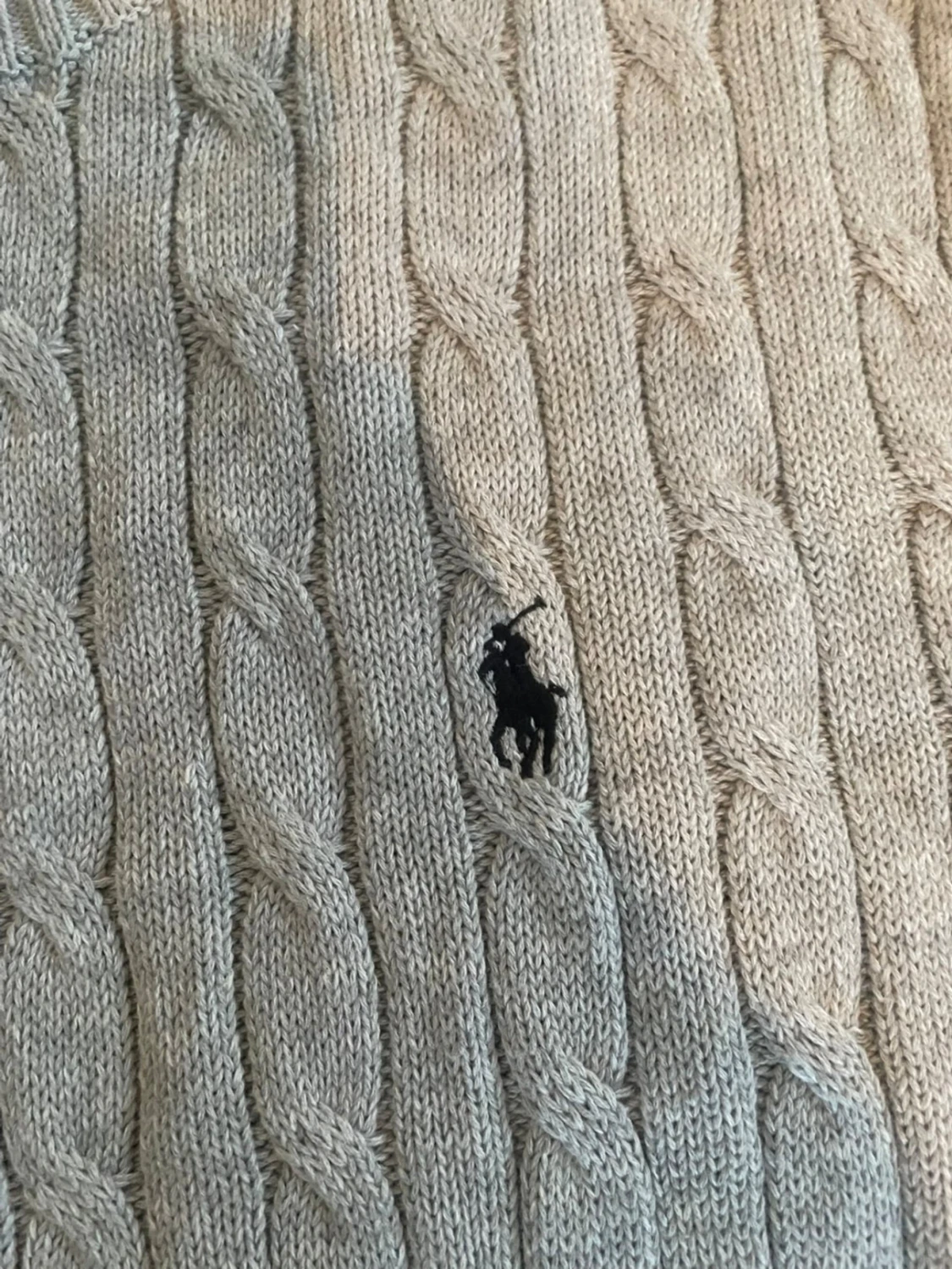 Grå kabelstickad tröja Polo Ralph Lauren - 2