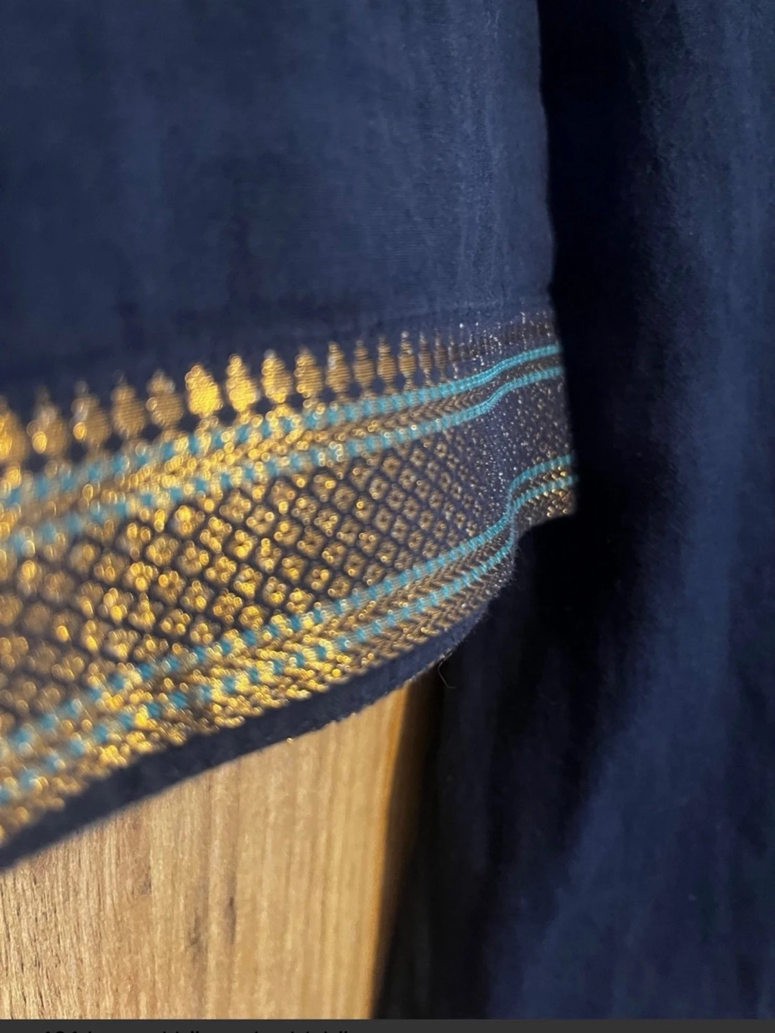 Mörkblå blus med gulddetaljer Ralph Lauren - 1