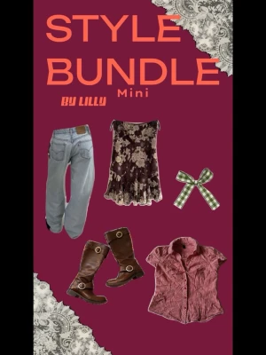 STYLE BUNDLE MINI☀️ - ‼️KÖP EJ UTAN ATT KONTAKTA MIG‼️             Meddela mig dina storlekar på tröjor, byxor och skor samt mått (se sista bilden). Jag vill även att du skickar en Pinterest board som representerar dig och din stil bäst! Om du har specifika preferenser eller förfrågningar är det bara att skriva💕 Du kan förvänta dig en bundle med 4-6 varierande artiklar med t.ex. väskor, kläder, skor, smycken, håraccesoarer, kepsar osv. OBS, jag gör bara bundles till kvinnor för tillfället (ingen åldersgräns). 