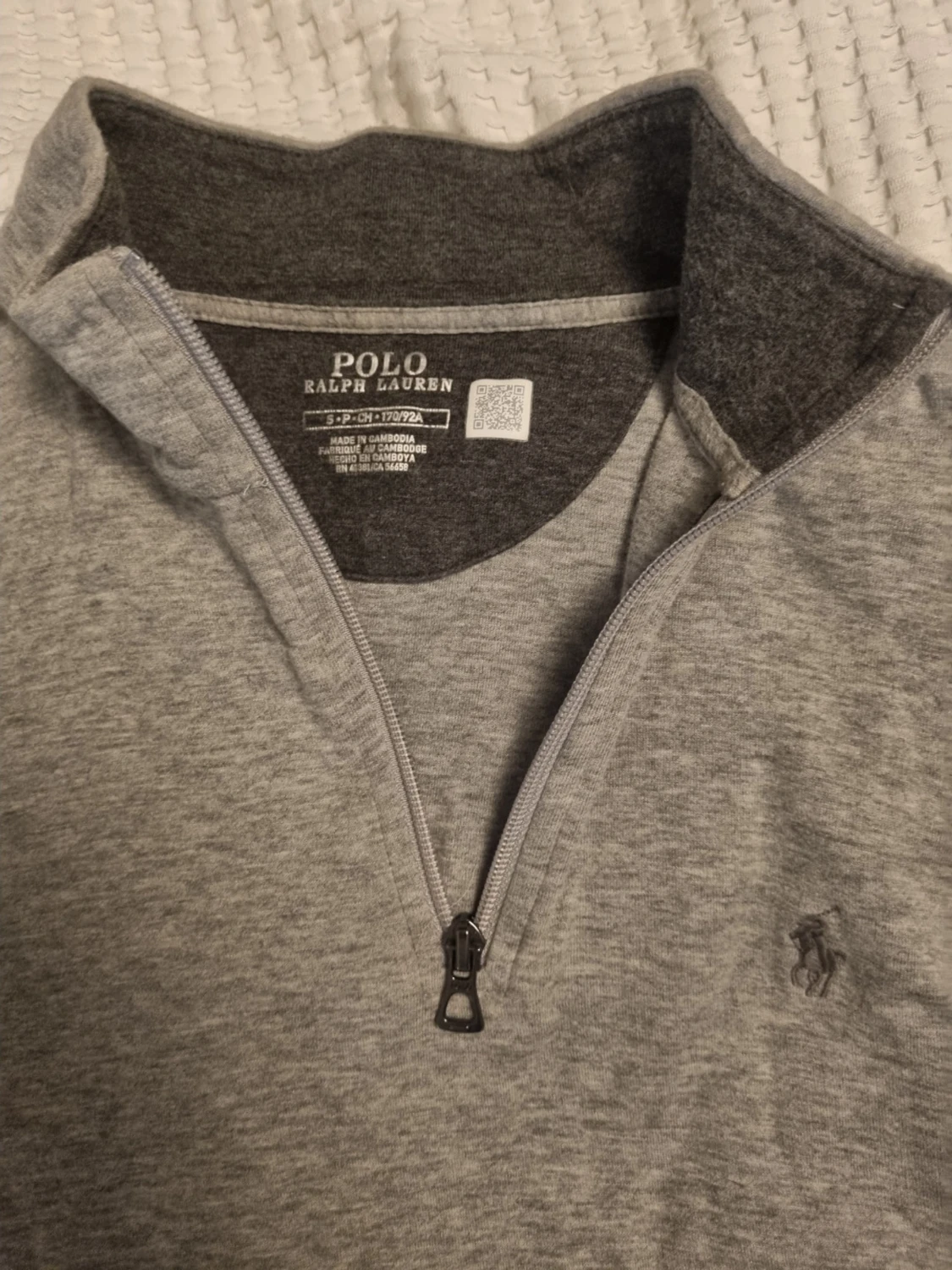 Grå halvzip från Polo Ralph Lauren - 1