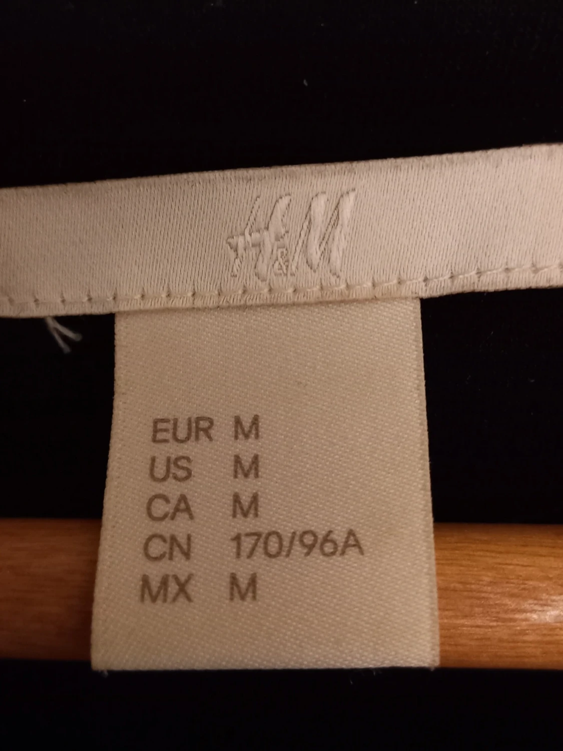 Svart långärmad topp från H&M - 1