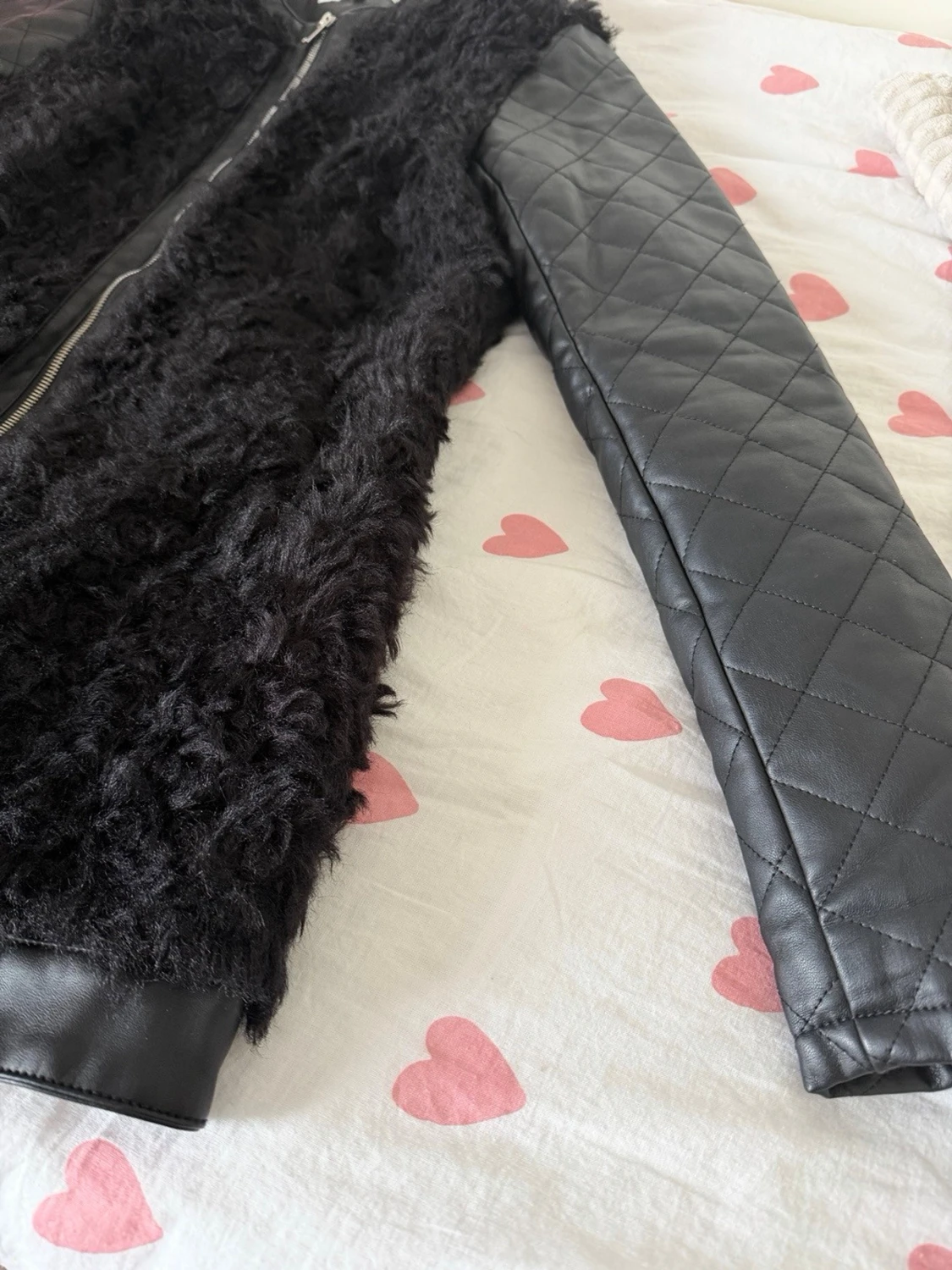 Svart pälsjacka från Vila XS - 2