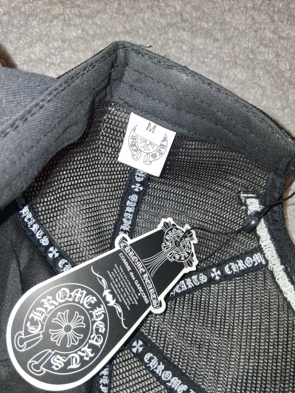 Chrome Hearts truckerkeps svart - 3