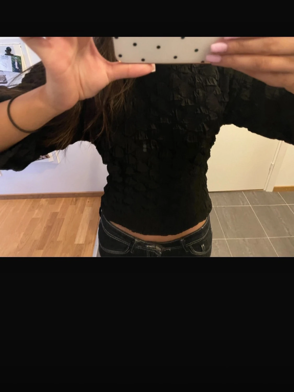 Snygg svart topp - 1