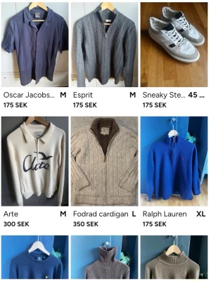 Garderob försäljning! - Säljer av min garderob, allt som finns tillgängligt på min profil följer med! 1250kr! Perfekt för den som vill resella vidare!