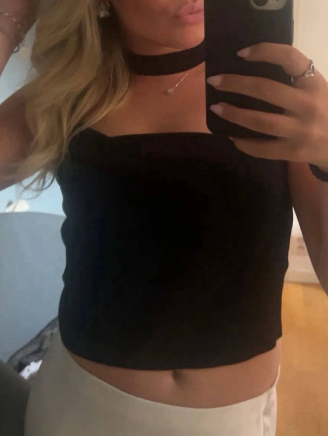 Fest topp med choker - 1