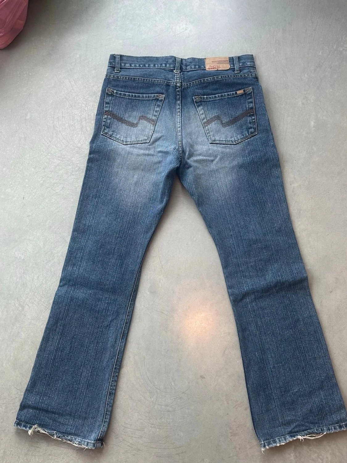 Blå bootcut jeans TDK - 1