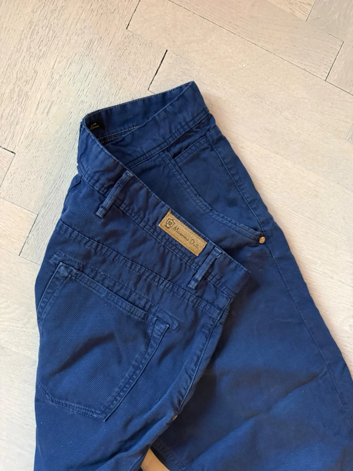 Blå chinos från Massimo Dutti - 2