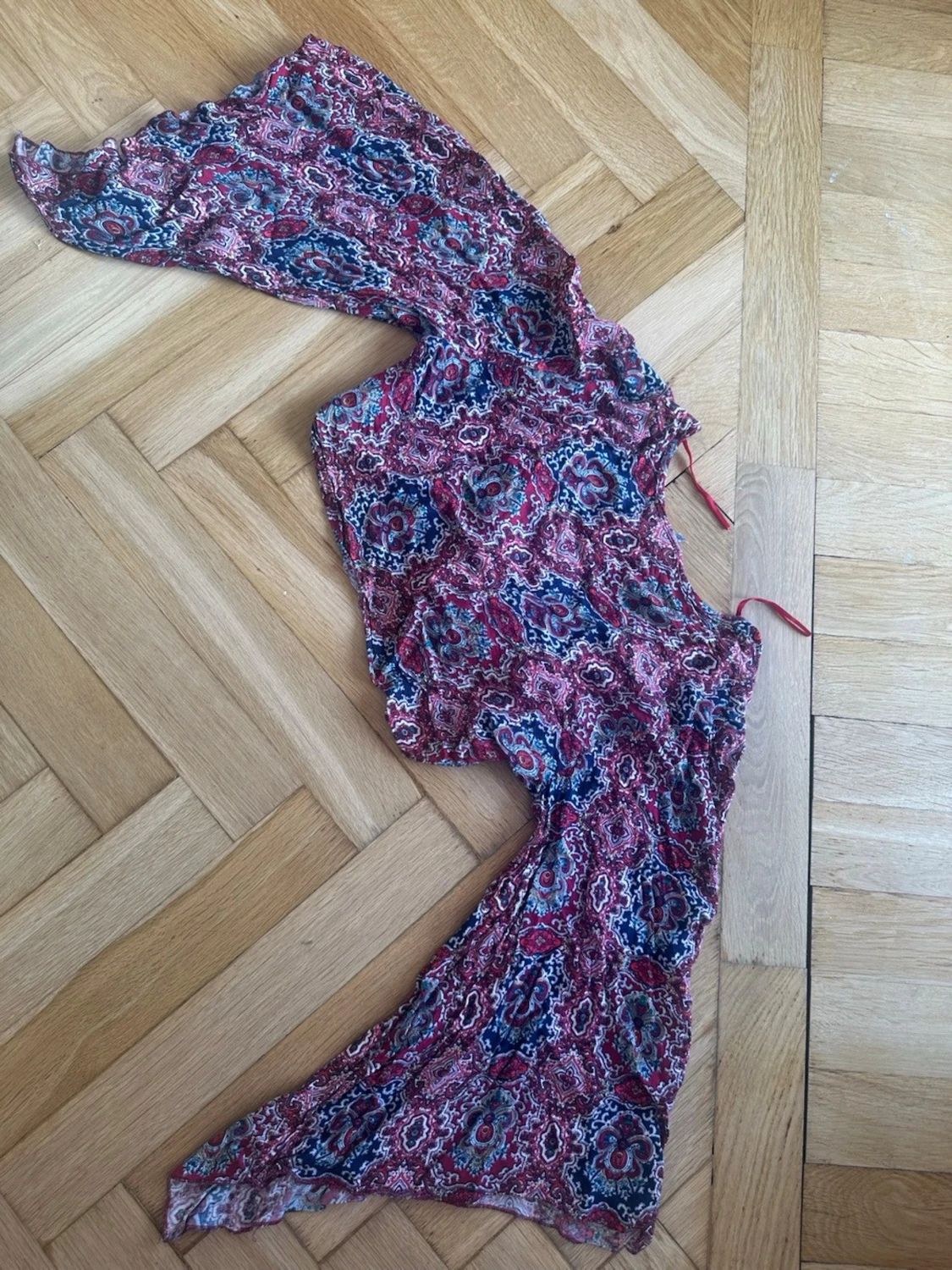 Boho topp med knytning - 1