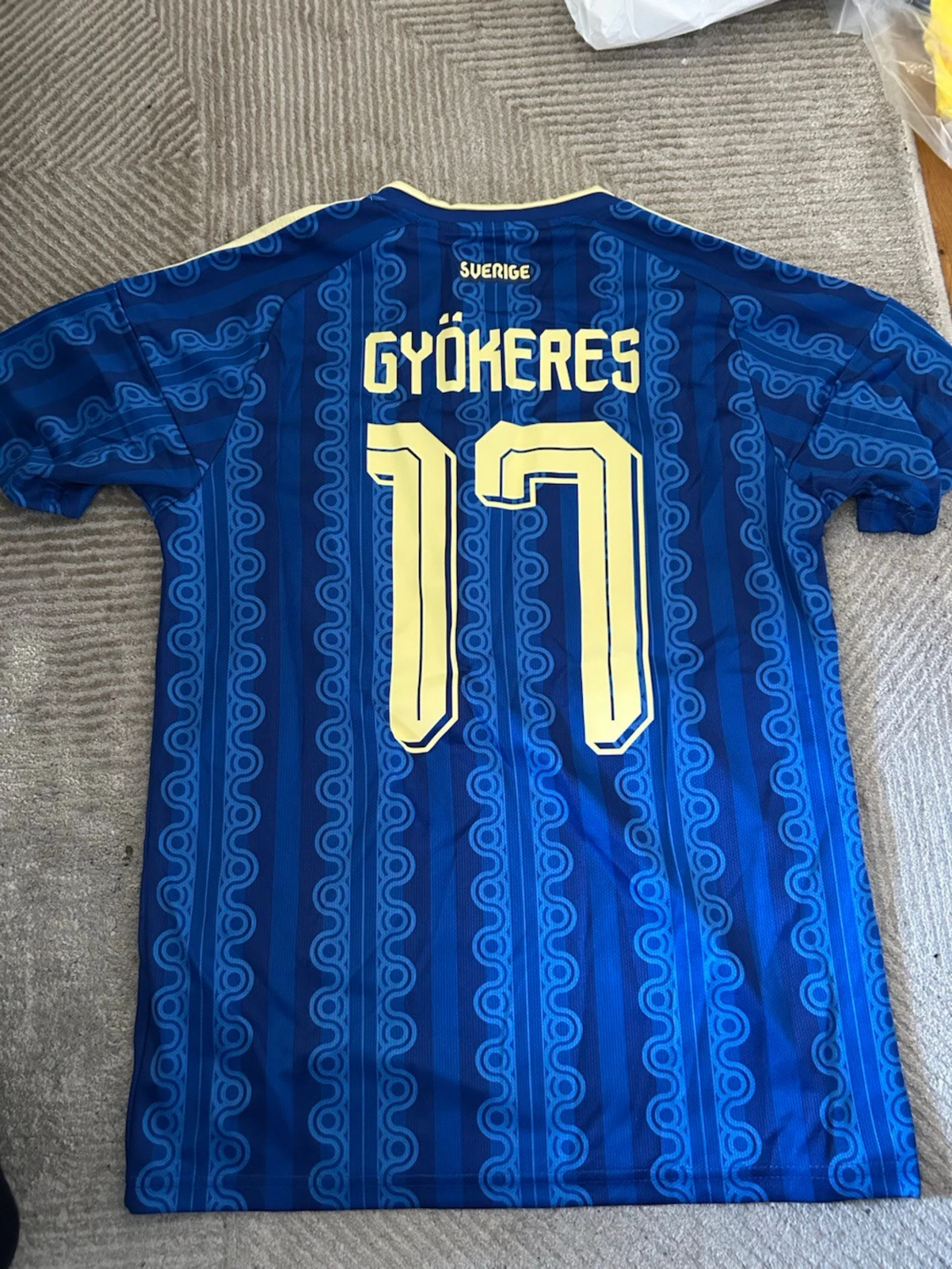 Blå Sverige matchtröja Adidas - 3