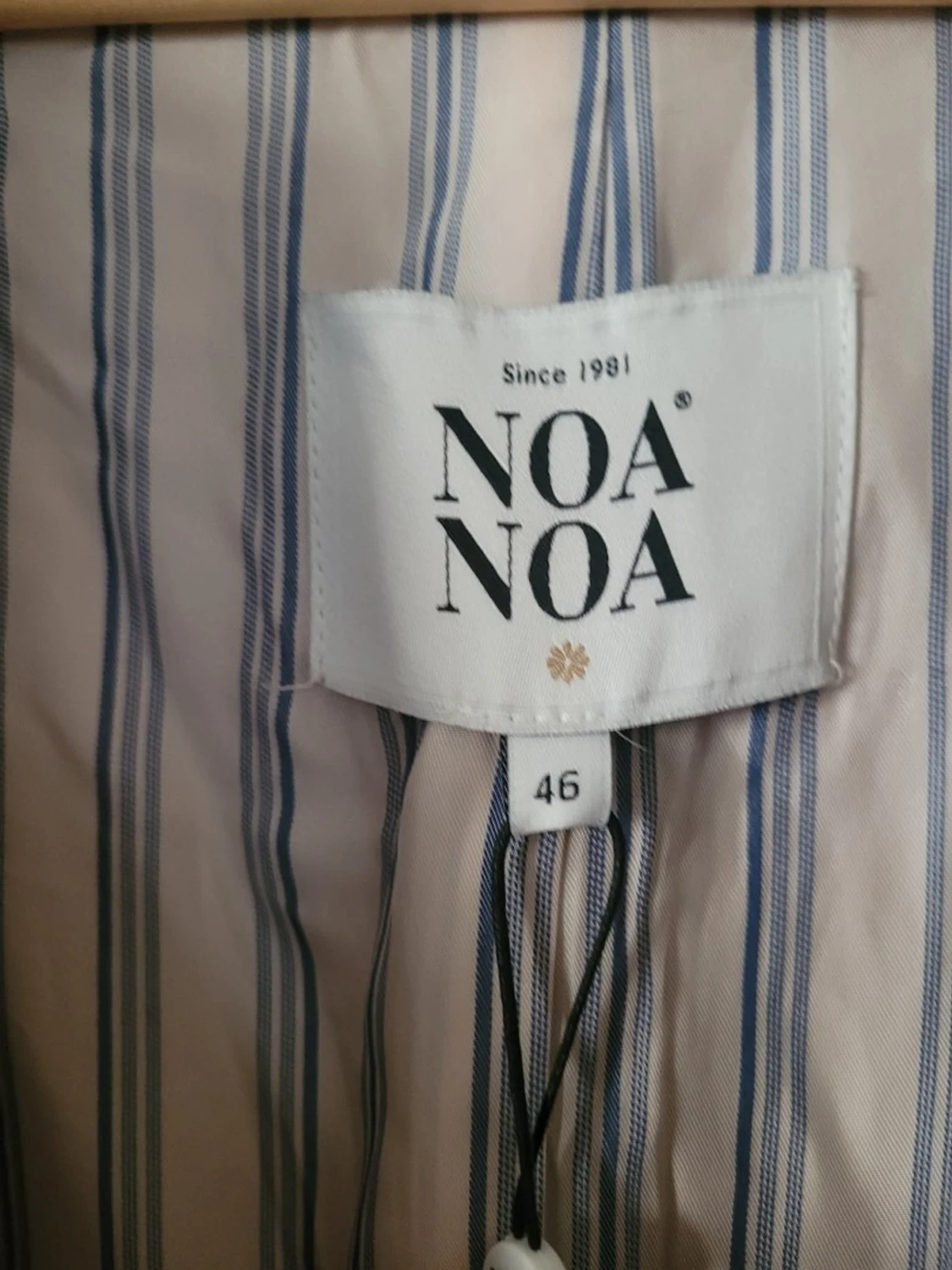 Beige kappa från Noa Noa, strl 46 - 2