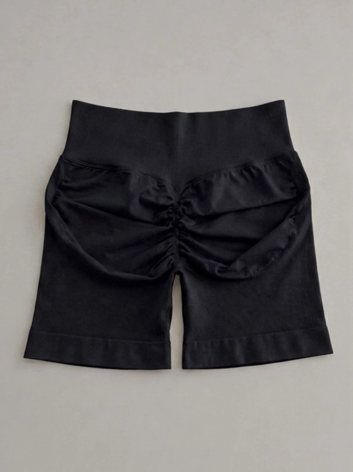 Svarta shaping shorts med hög midja - 1