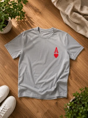 Hjärtans ess för Boss of all Bosses T-shirt - Storlek: S, nytt skick, skickas alltid inom 1 dag, snygg t- shirt från themobwife!
