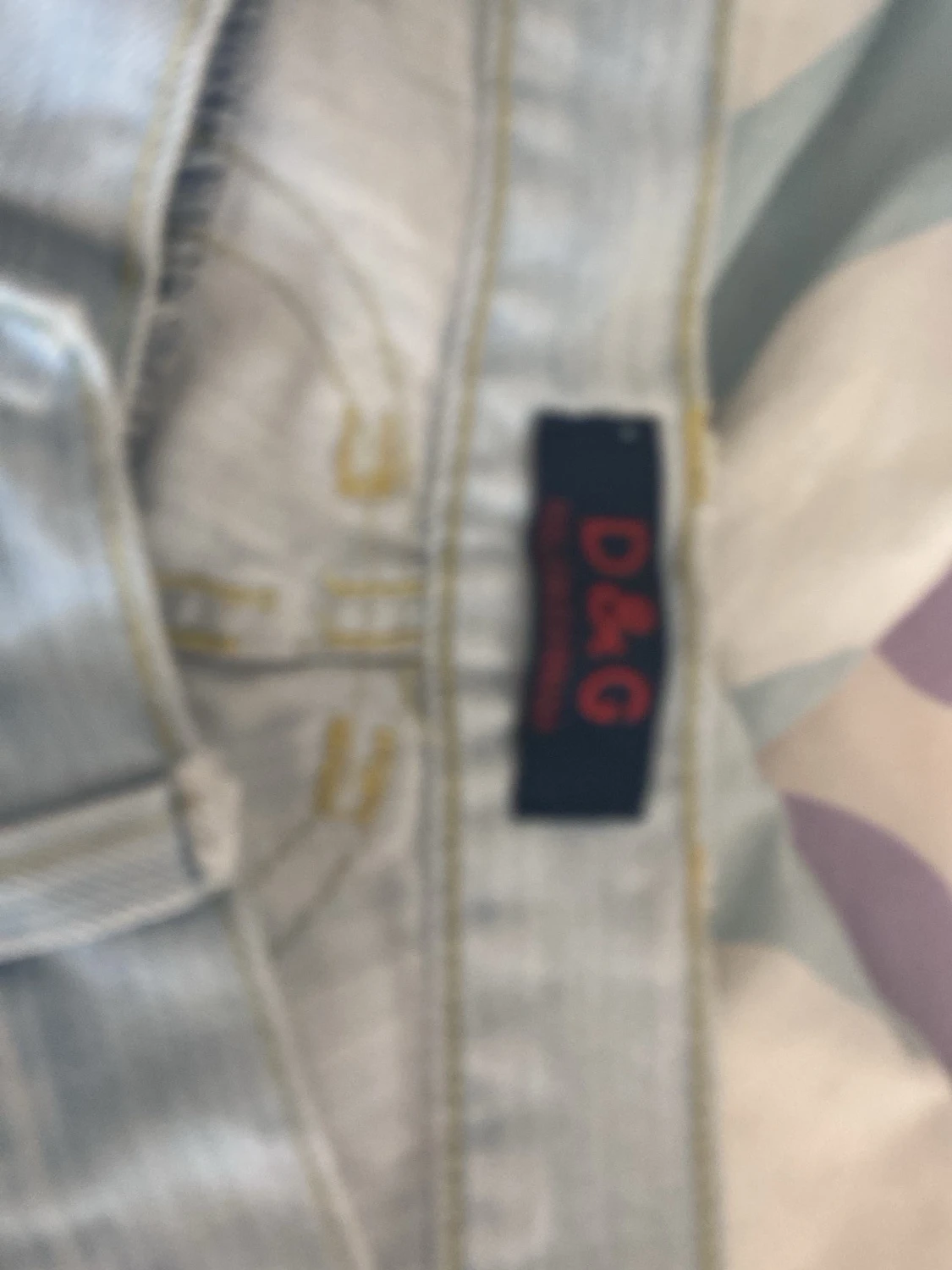 Ljusblå raka jeans med nitar,DG =Dolcer &Gabbana - 3