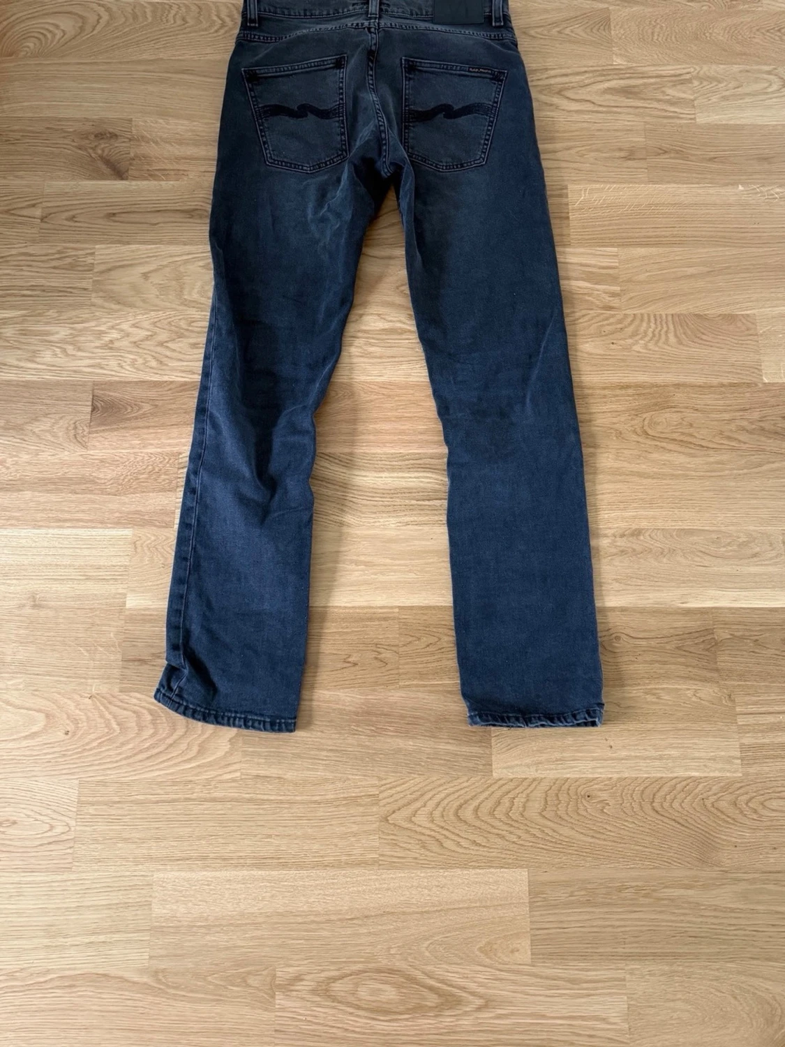 Mörkgrå Nudie jeans Grim Tim - 1