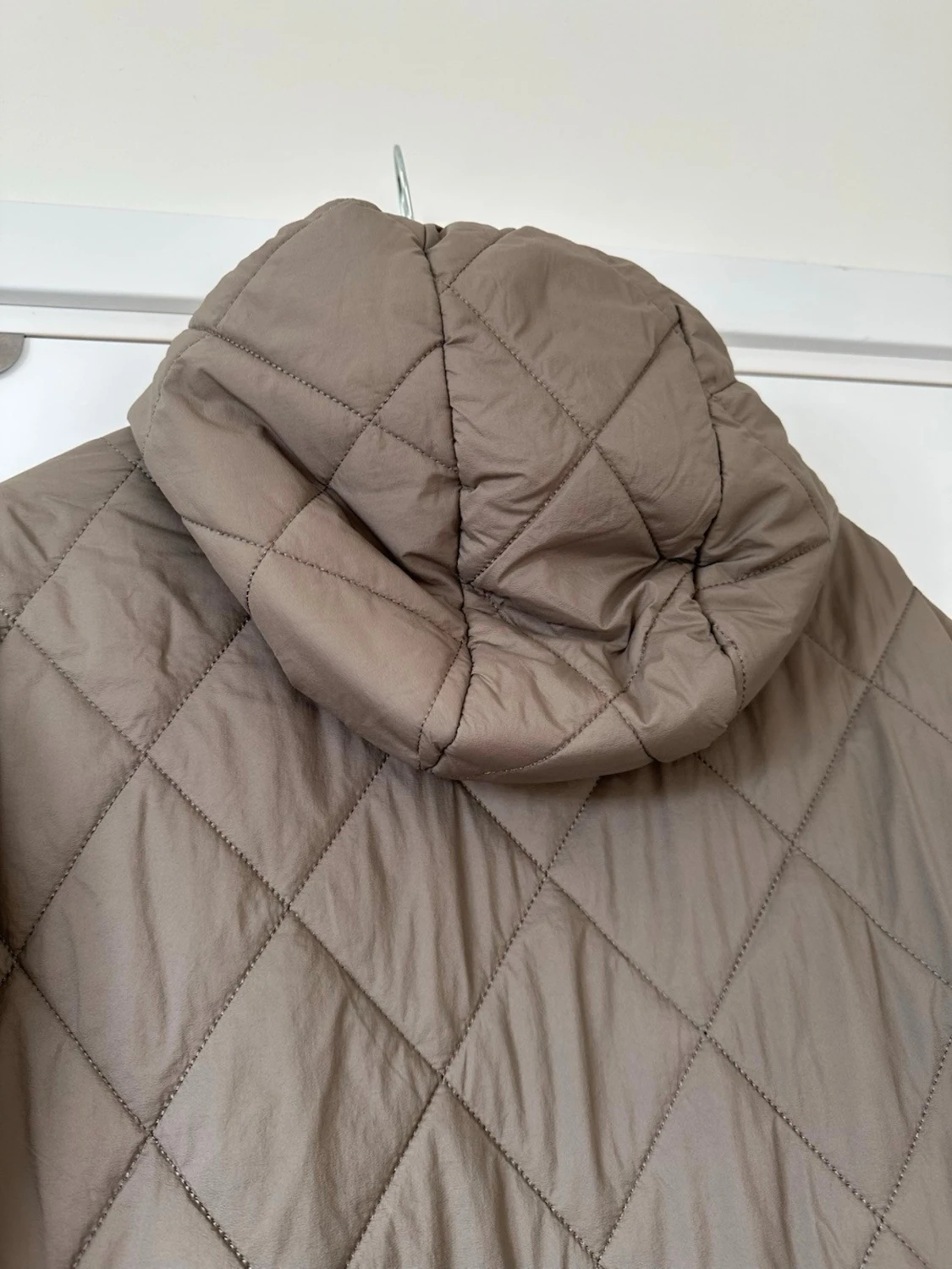 McKinley - brun /beige quiltad jacka med luva - storlek M / 38 - 6