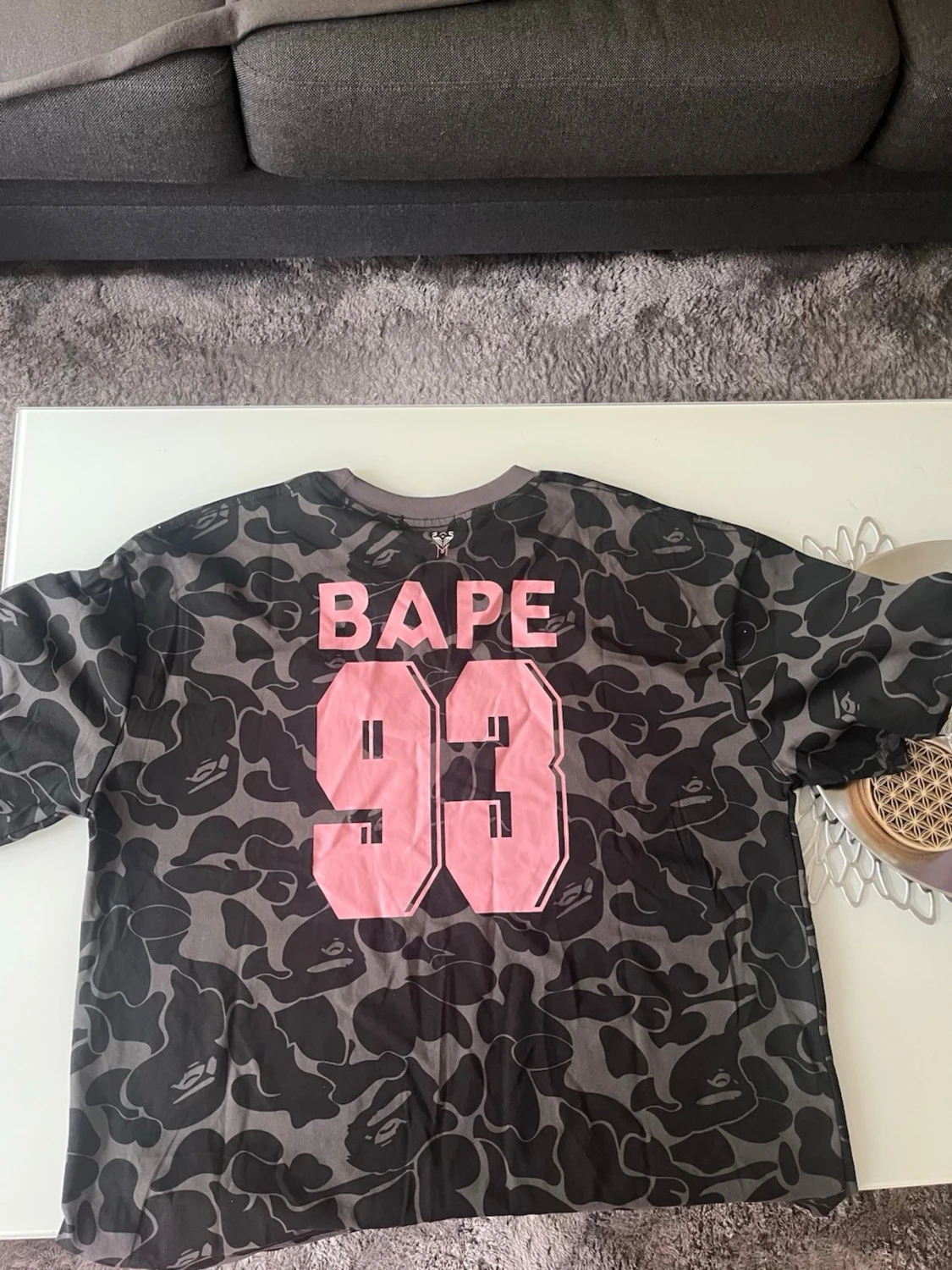 Svart camo BAPE x Miami t-shirt - 1