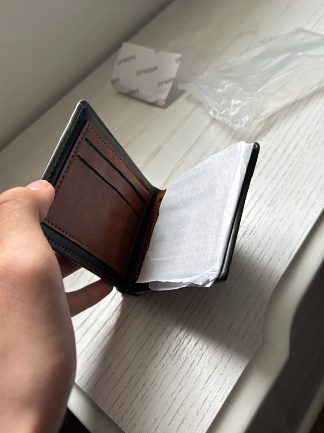 Svart läderplånbok från DFMSHI - 3